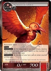 Redbird of Omen - The Castle and The Two Towers - Force of Will card
