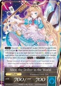 Alice in Wonderland // Alice, the Drifter in the World - The Castle and The Two Towers - Force of Will card