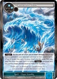 Destructive Flow - The Castle and The Two Towers - Force of Will card