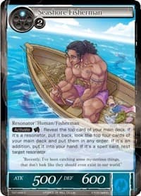 Seashore Fisherman - The Castle and The Two Towers - Force of Will card