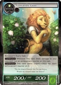 Cowardly Lion - The Castle and The Two Towers - Force of Will card