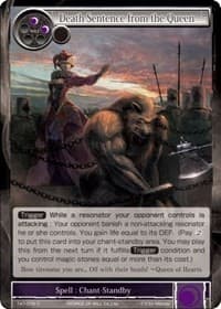 Death Sentence from the Queen - The Castle and The Two Towers - Force of Will card