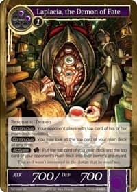 Laplacia, the Demon of Fate - The Castle and The Two Towers - Force of Will card