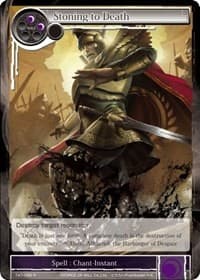 Stoning to Death - The Castle and The Two Towers - Force of Will card