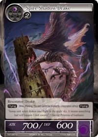Spire Shadow Drake - The Castle and The Two Towers - Force of Will card