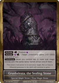 Grusbalesta, the Sealing Stone - The Castle and The Two Towers - Force of Will card