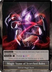 Magic Stone of Scorched Bales - The Castle and The Two Towers - Force of Will card