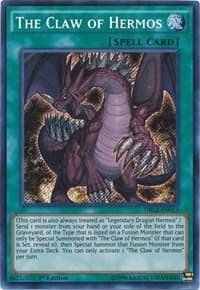 The Claw of Hermos - Dragons of Legend 2 - YuGiOh card