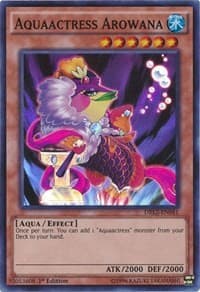 Aquaactress Arowana - Dragons of Legend 2 - YuGiOh card