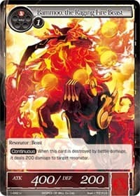 Bammoo, the Raging Fire Beast - Starter Deck: Wolves of the Raging Flames - Force of Will card
