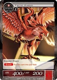 Parrot Dragon - Starter Deck: Wolves of the Raging Flames - Force of Will card