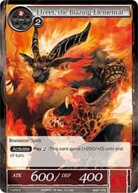Efreet, the Blazing Elemental - Starter Deck: Wolves of the Raging Flames - Force of Will card