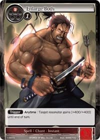 Enlarge Body - Starter Deck: Wolves of the Raging Flames - Force of Will card