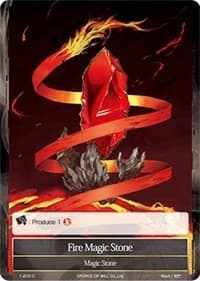 Fire Magic Stone - Starter Deck: Wolves of the Raging Flames - Force of Will card