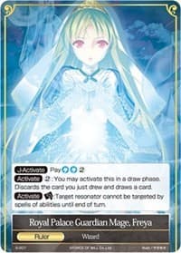 Royal Palace Guardian Mage, Freya - Starter Deck: Royal Palace of the Roaring Seas - Force of Will card