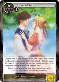 Dream of Juliet - Crimson Moon's Fairy Tale - Force of Will card