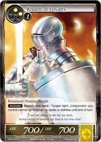 Knight of Loyalty - Crimson Moon's Fairy Tale - Force of Will card