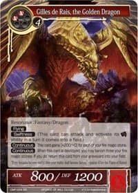Gilles de Rais, the Golden Dragon - Crimson Moon's Fairy Tale - Force of Will card