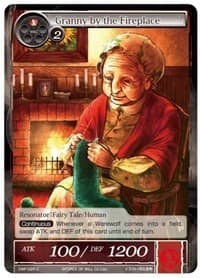 Granny by the Fireplace - Crimson Moon's Fairy Tale - Force of Will card