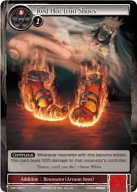 Red Hot Iron Shoes - Crimson Moon's Fairy Tale - Force of Will card
