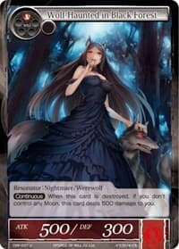 Wolf-Haunted in Black Forest - Crimson Moon's Fairy Tale - Force of Will card