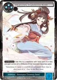 Heavenly Feathered Robe - Crimson Moon's Fairy Tale - Force of Will card