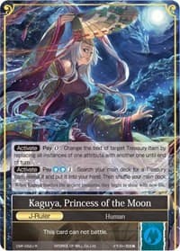 Seer of the Blue Moon // Kaguya, Princess of the Moon - Crimson Moon's Fairy Tale - Force of Will card