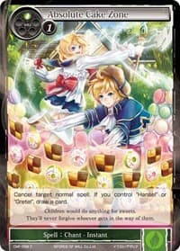 Absolute Cake Zone - Crimson Moon's Fairy Tale - Force of Will card