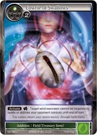 Cowrie of Swallows - Crimson Moon's Fairy Tale - Force of Will card