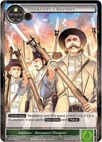 Musketeer's Bayonet - Crimson Moon's Fairy Tale - Force of Will card