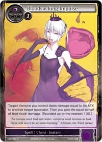 Bloodsucking Impulse - Crimson Moon's Fairy Tale - Force of Will card