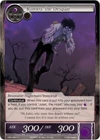Romeo, the Despair - Crimson Moon's Fairy Tale - Force of Will card