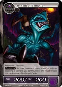 Servant of Vampire - Crimson Moon's Fairy Tale - Force of Will card