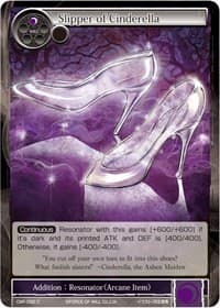Slipper of Cinderella - Crimson Moon's Fairy Tale - Force of Will card