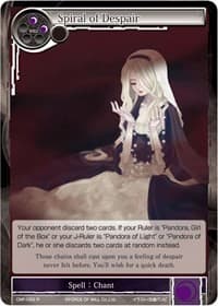 Spiral of Despair - Crimson Moon's Fairy Tale - Force of Will card