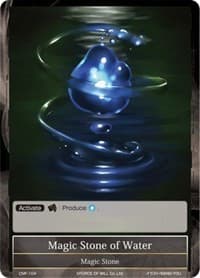 Magic Stone of Water - Crimson Moon's Fairy Tale - Force of Will card