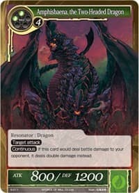 Amphisbaena, the Two-Headed Dragon - Starter Deck: Magic Circle of the Hurricane - Force of Will card