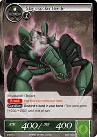 Magicsucker Beetle - Starter Deck: Magic Circle of the Hurricane - Force of Will card