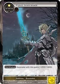 Power from Inside - Starter Deck: Knights of the Round Table - Force of Will card