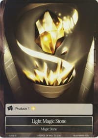 Light Magic Stone - Starter Deck: Knights of the Round Table - Force of Will card