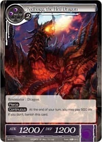Nidhogg, the Hell Dragon - Starter Deck: Jet Black Phantom - Force of Will card
