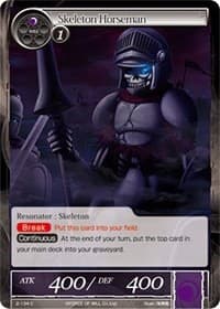 Skeleton Horseman - Starter Deck: Jet Black Phantom - Force of Will card