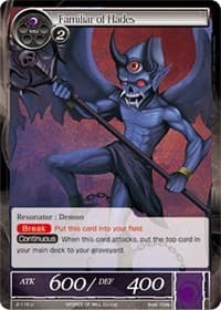 Familiar of Hades - Starter Deck: Jet Black Phantom - Force of Will card