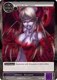 Power of Hatred - Starter Deck: Jet Black Phantom - Force of Will card