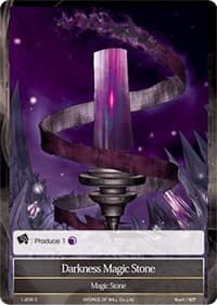 Darkness Magic Stone - Starter Deck: Jet Black Phantom - Force of Will card
