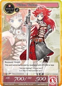 William Wallace (SR) - Vingolf -Engage Knights- - Force of Will card