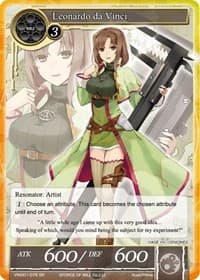 Leonardo da Vinci (SR) - Vingolf -Engage Knights- - Force of Will card