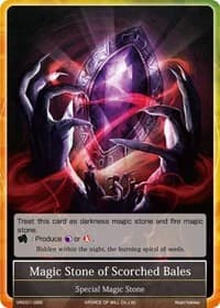 Magic Stone of Scorched Bales - Vingolf -Engage Knights- - Force of Will card