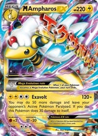 M Ampharos EX - XY - Ancient Origins - Pokemon card