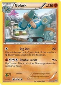 Golurk (41) - XY - Ancient Origins - Pokemon card